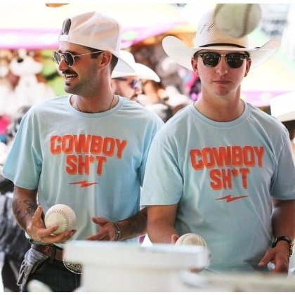 Cowboy Sh!t Unisex T-Shirt Lighting Blue