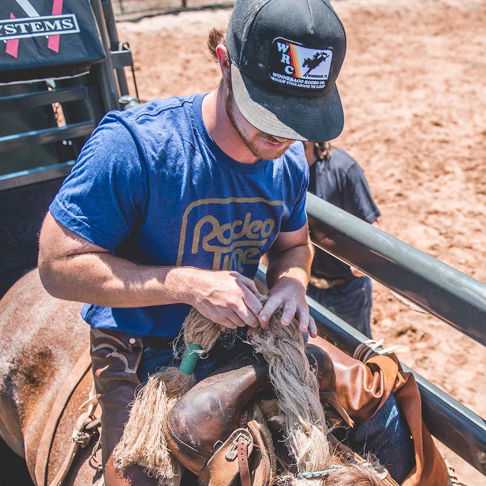 Dale Brisby Cap Trucker Flat Bill WRC Patch