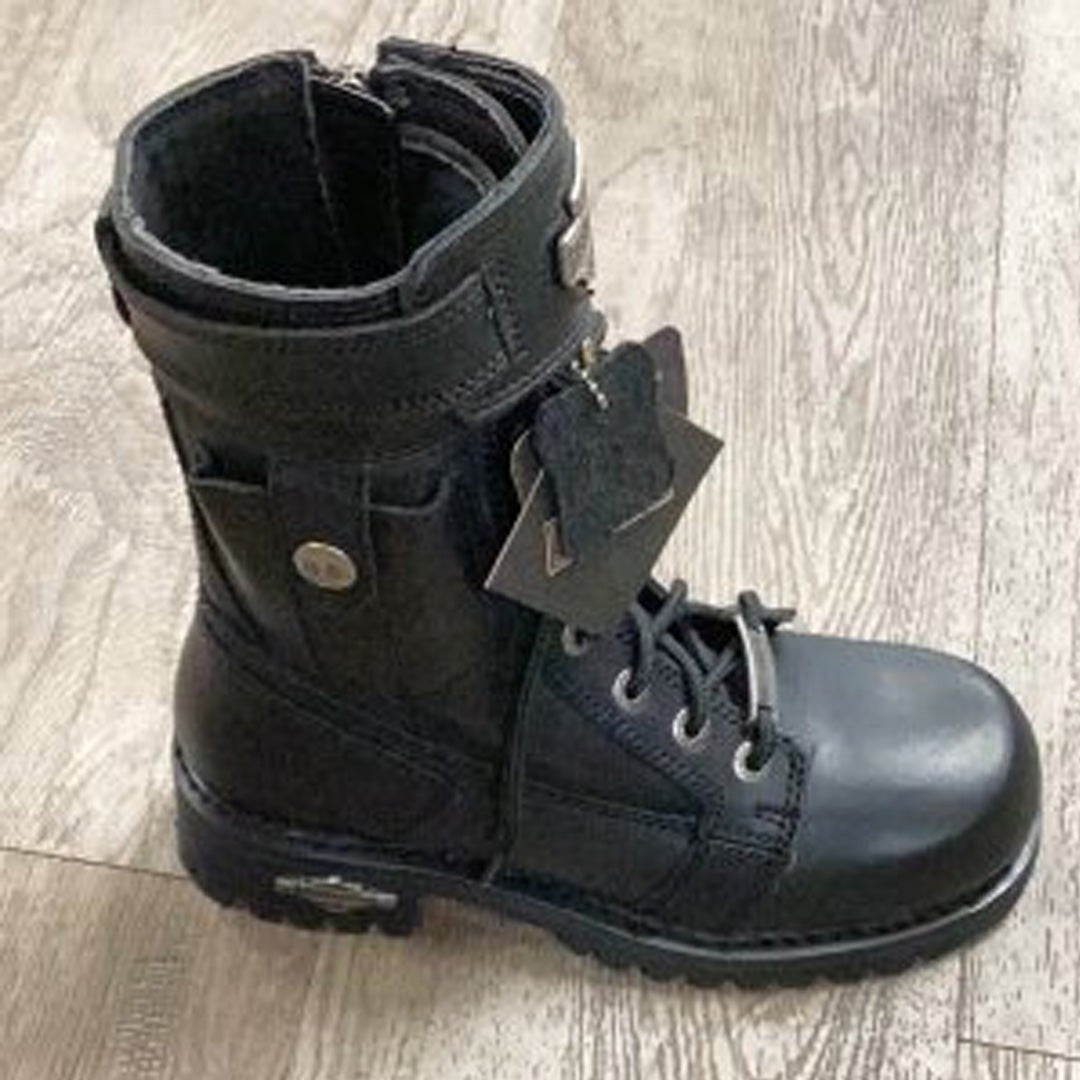 Harley Davidson Women’s Boots 8.75" Zipper and Laces Kennedy - CLEARANCE