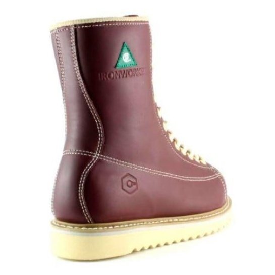 JB Goodhue Men's Work Boots 8" Ironworker Steel Toe Insulated