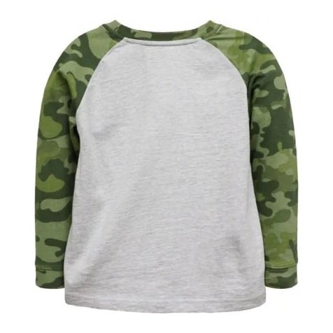 John Deere Boy’s Shirt Long Sleeve Camo & Dog Graphic J4T134JT