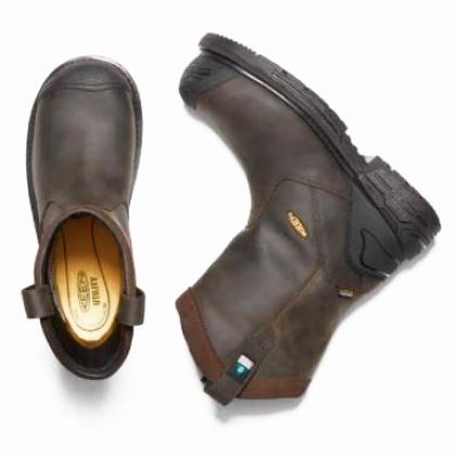 Keen Men's Work Boots 9.5" Philadelphia Wellington CSA Comp Toe 1024217