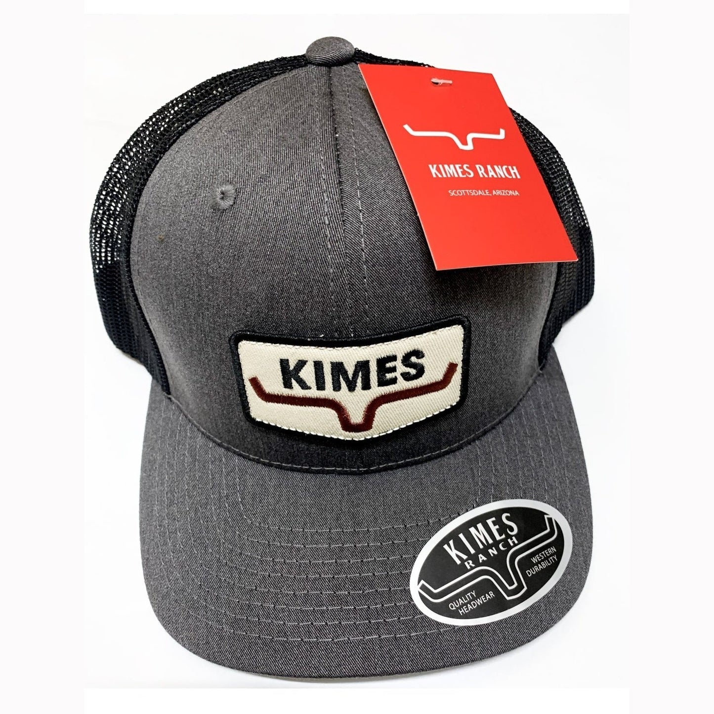 Kimes Ranch Unisex Cap El Segundo Trucker Charcoal Heather Cap