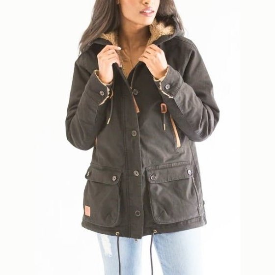 Kimes Ranch Women's Jacket AWA Anorak Cool Weather Black, Rust or Brown