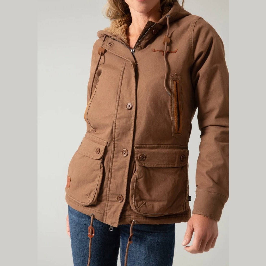 Kimes Ranch Women's Jacket Anorak Cool Weather Black ,Rust or Brown - Kimes Ranch