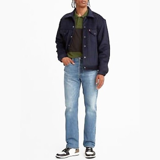 Levi’s 501 Men’s Jeans Regular Fit Medium Wash
