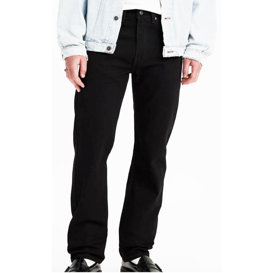 Levi's Men's Jeans 505 Regular Fit Black