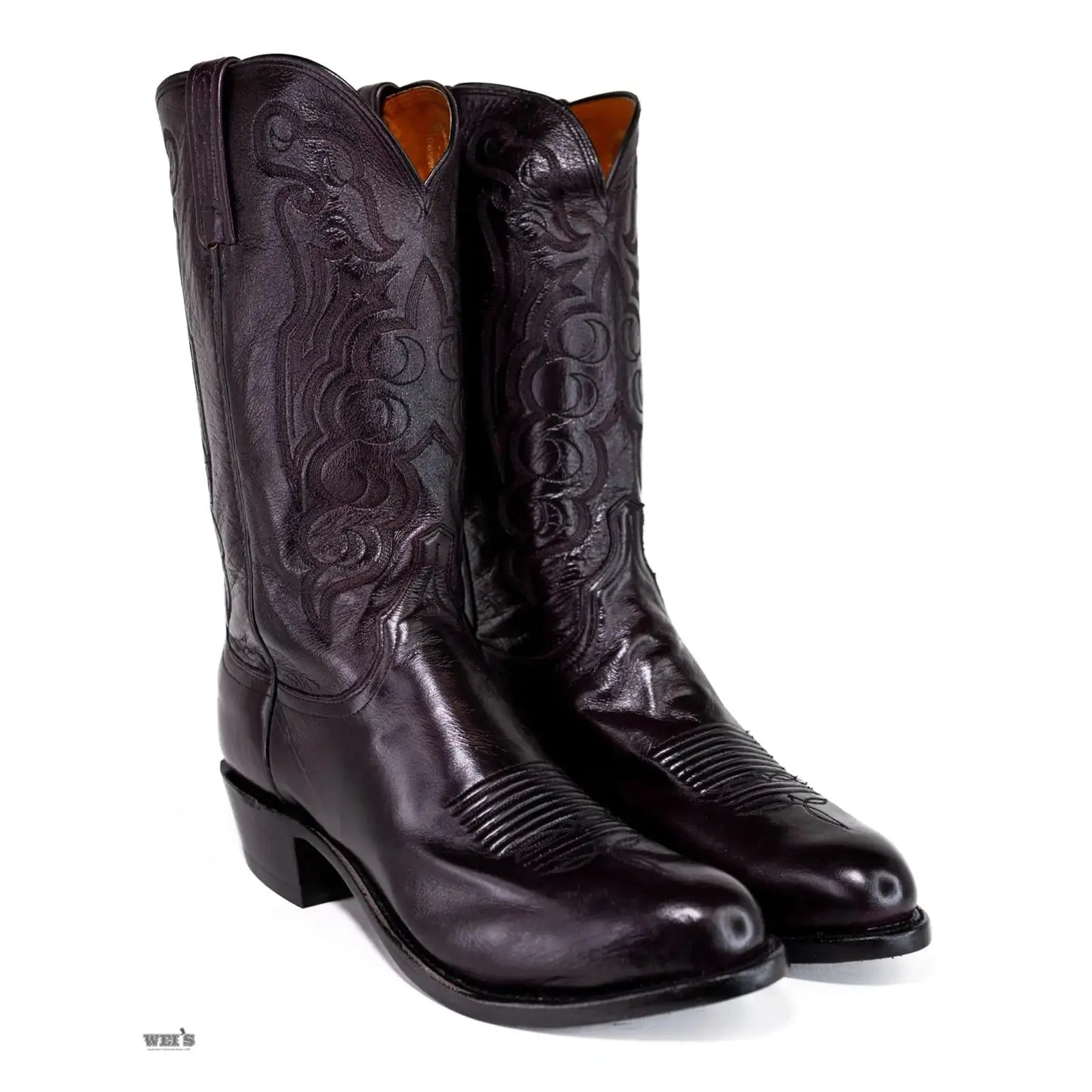 Lucchese 1883 Men's Cowboy Boots 13" Cordoba Calf Black