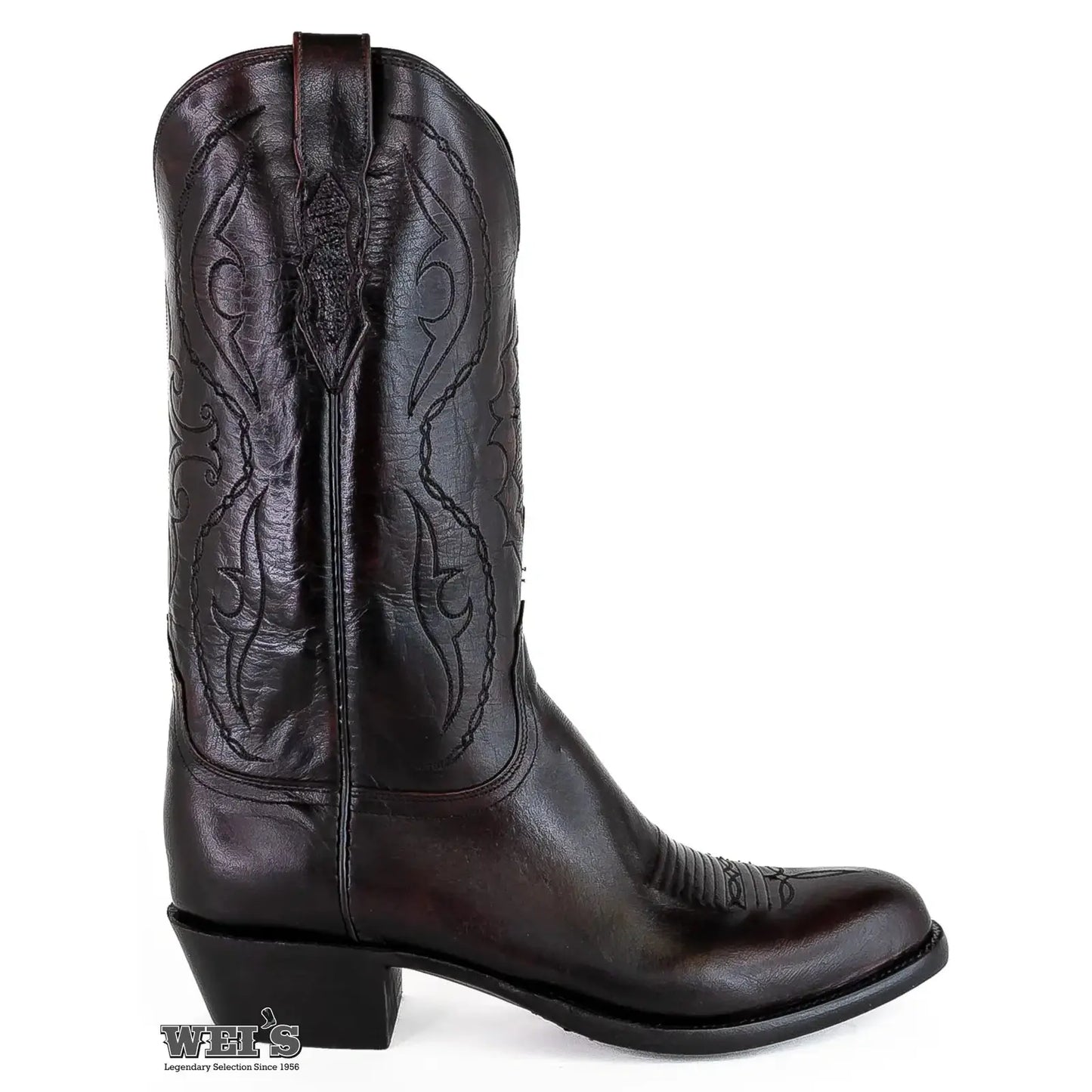 Lucchese 2000 Men's Cowboy Boots 14" Cowhide Black Cherry T3203