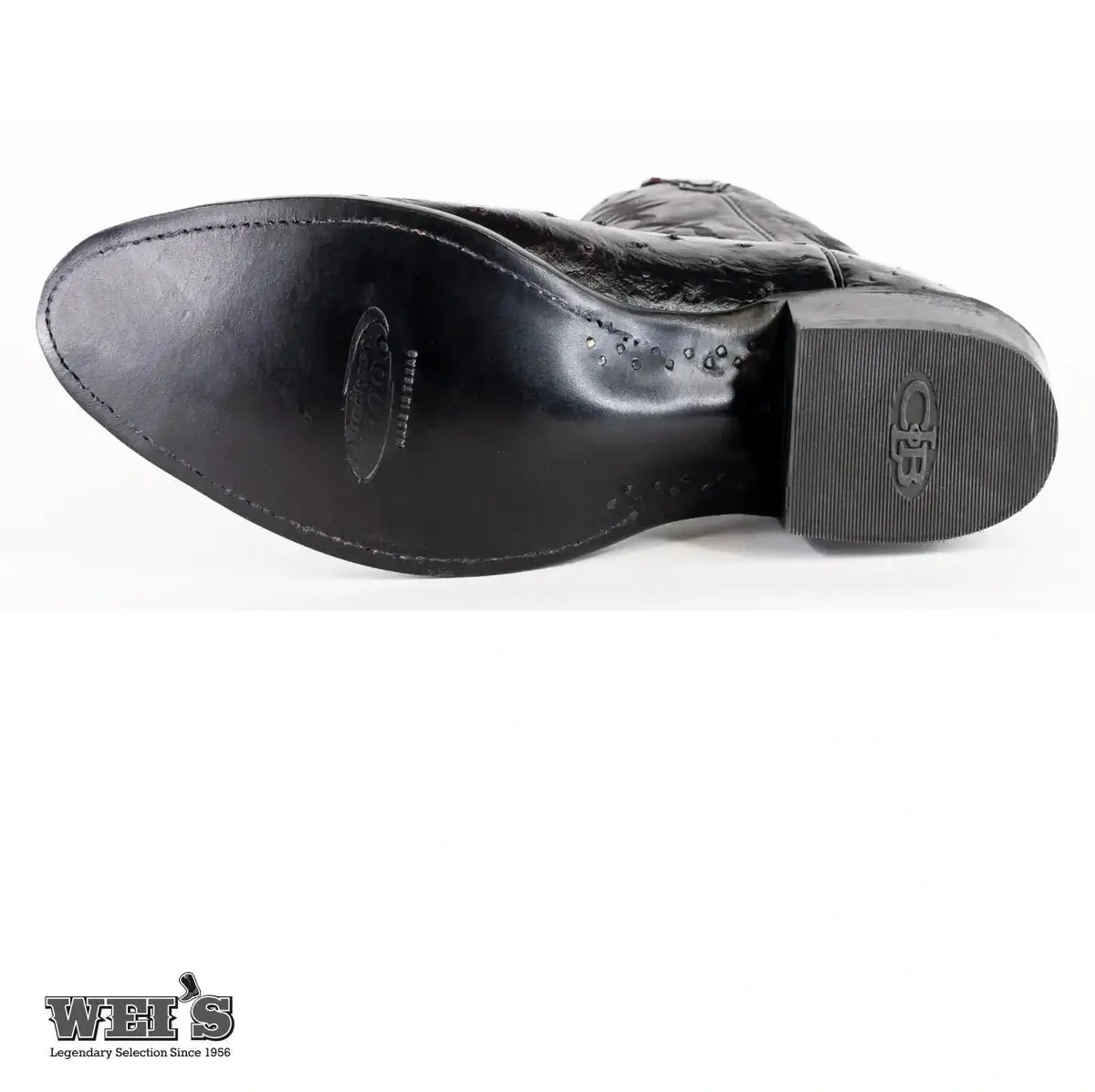 Lucchese 2000 Men's Cowboy Boots 14" Exotic Ostrich and Goat style