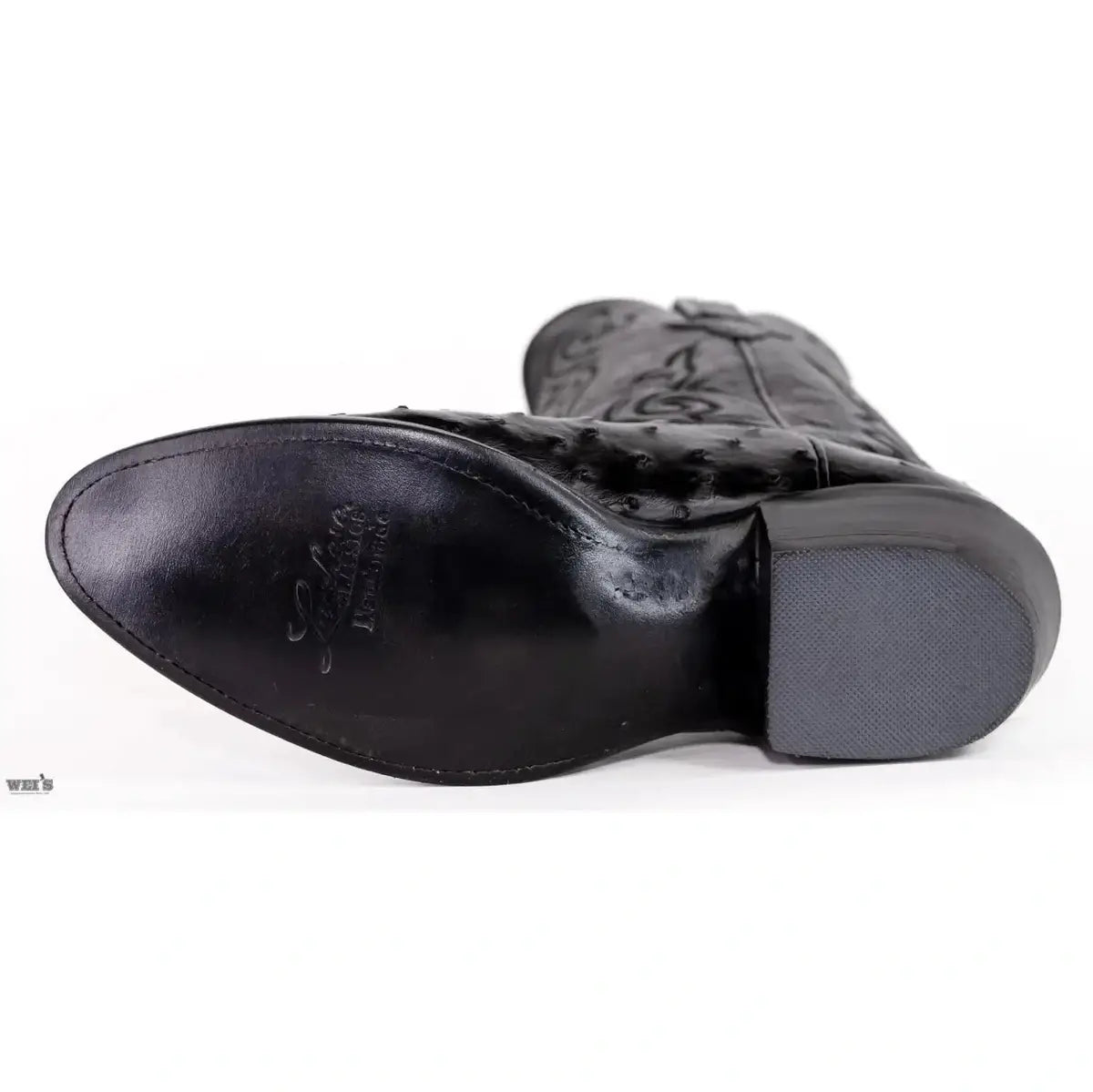 Lucchese Men's Cowboy Boots 13" Exotic Ostrich Medium Round Toe