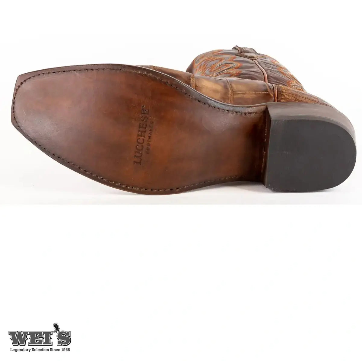 Lucchese Men's Cowboy Boots 14" Exotic Giant Gator Western Square Toe