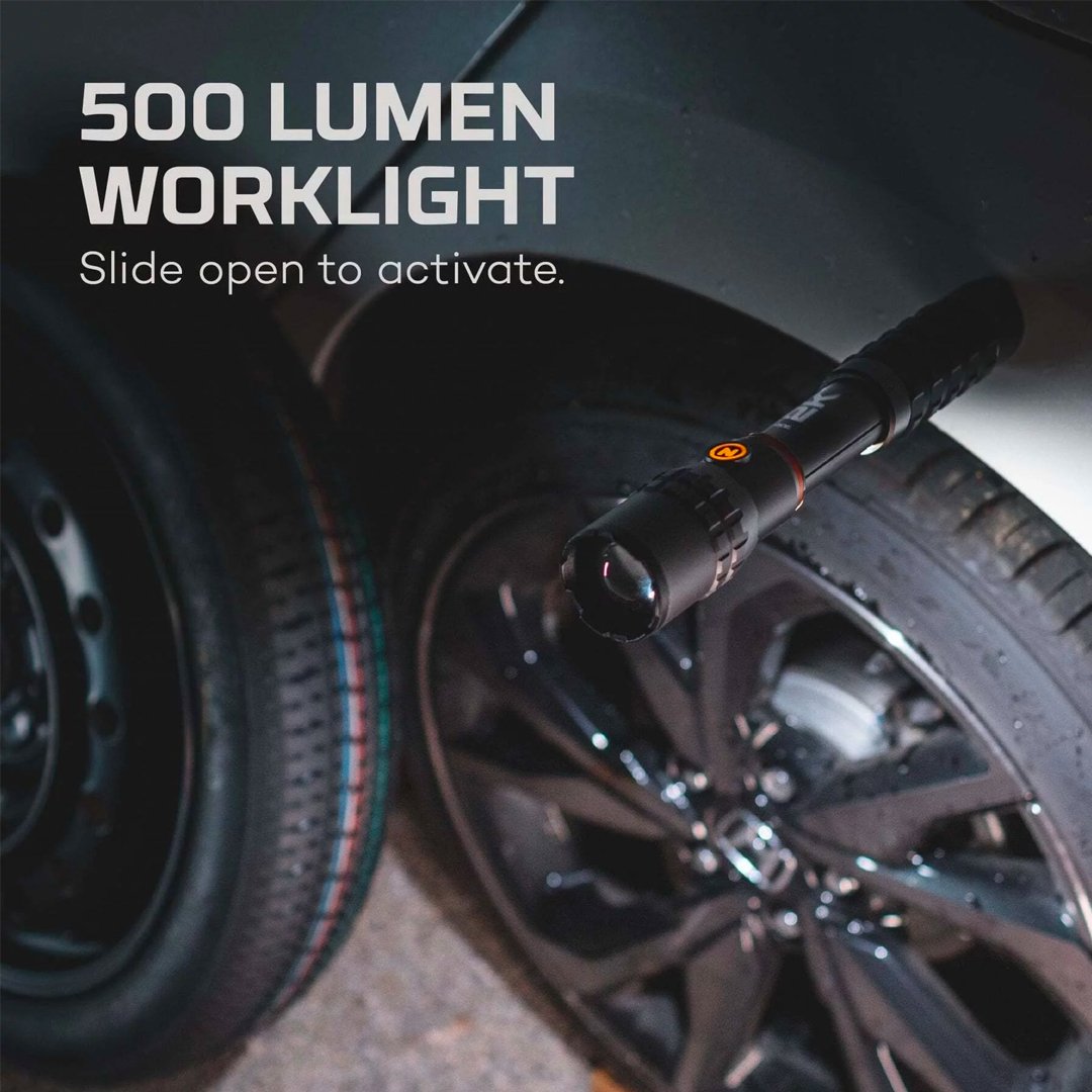 NEBO Slyde King 2,000-Lumen Rechargeable LED Flashlight with 500-Lumen Work Light NEB-WLT-1003 - Nebo
