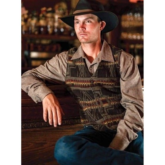 Outback Trading Company Men’s Vest Aztec Owen