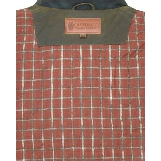 Outback Trading Company Men's Vest Overlander Oilskin
