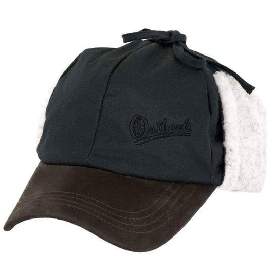 Outback Trading Unixex Cap Oilskin McKinley 1492-BLK - Outback Trading