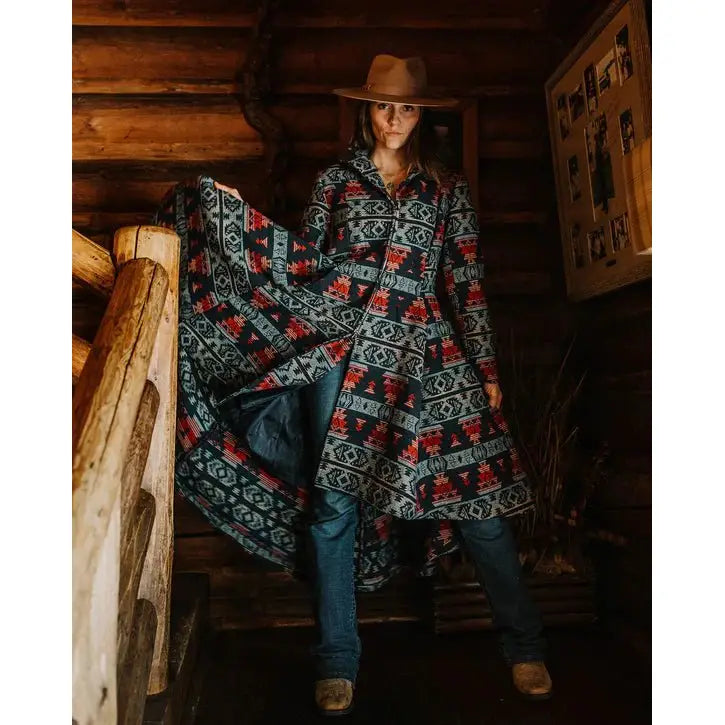 Outback Trading Women’s Jacket Clare Long Dropped Hem