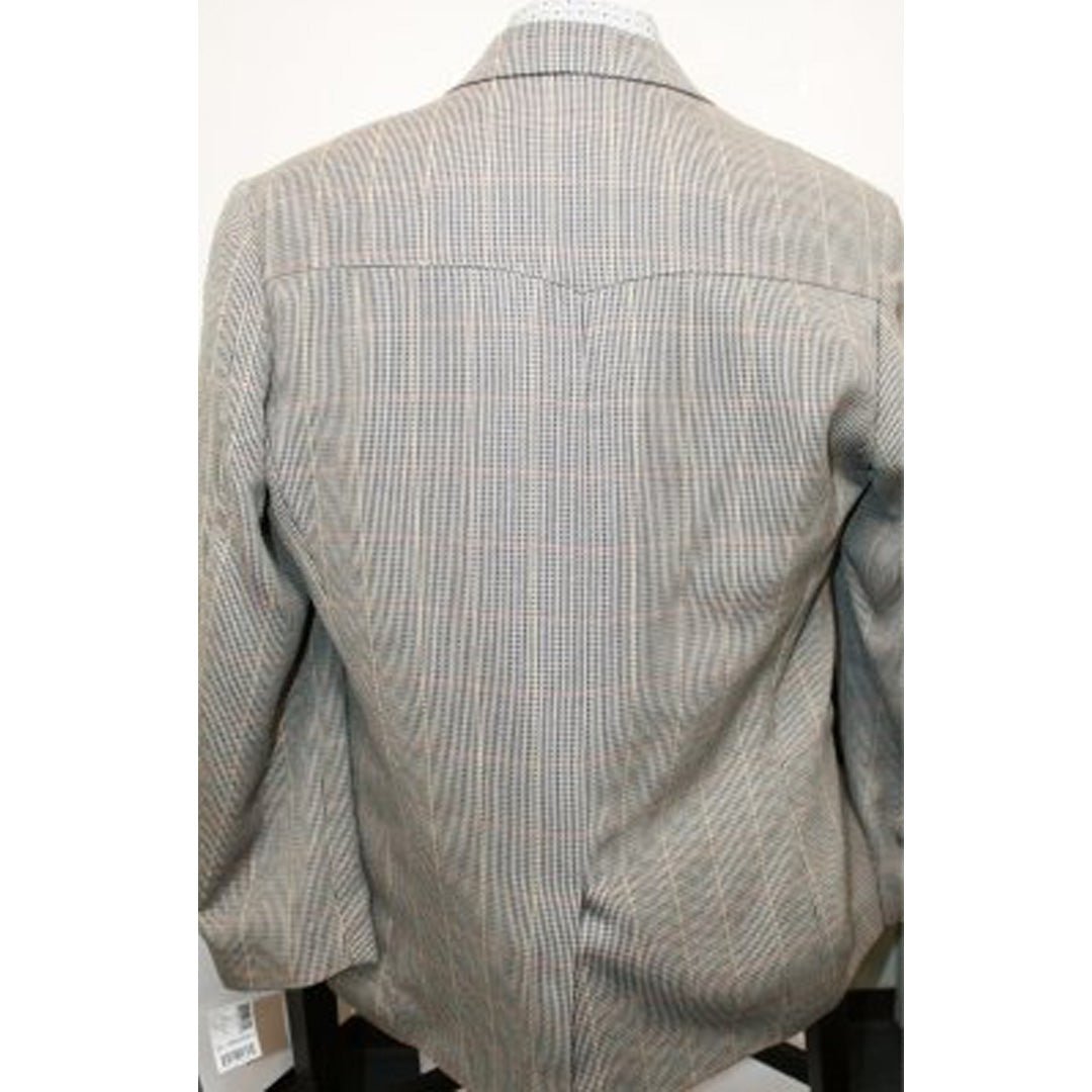 Panhandle Men's Sport Jacket Tan/Navy Check