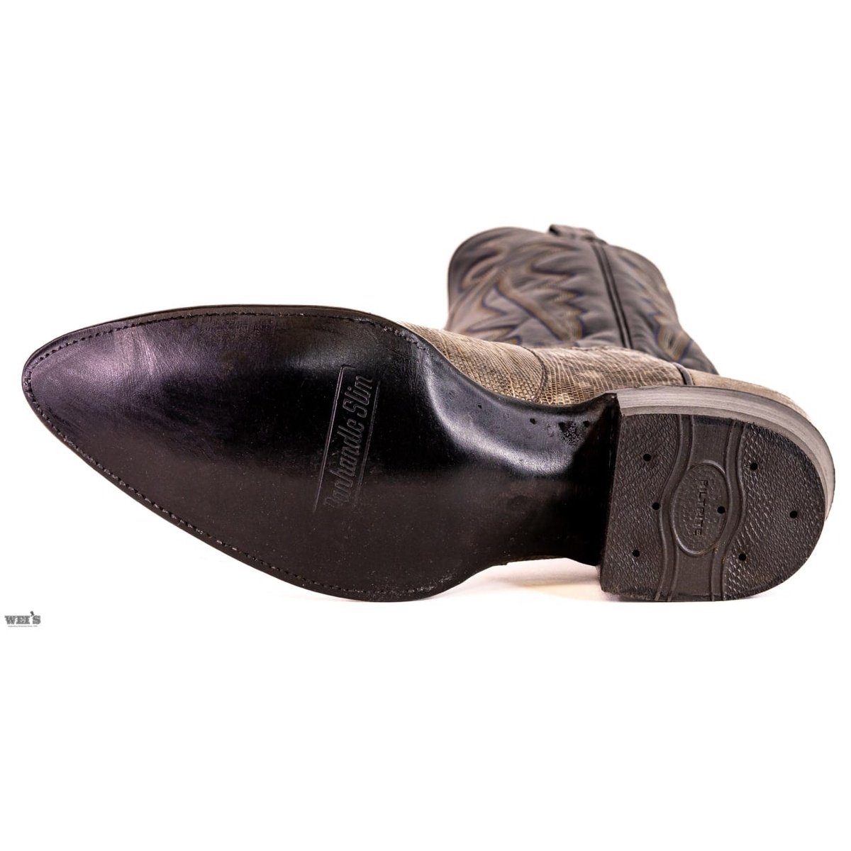 Panhandle Slim Men's Cowboy Boots 14" Exotic Lizard Cowboy Heel J Toe 10-LIZARD