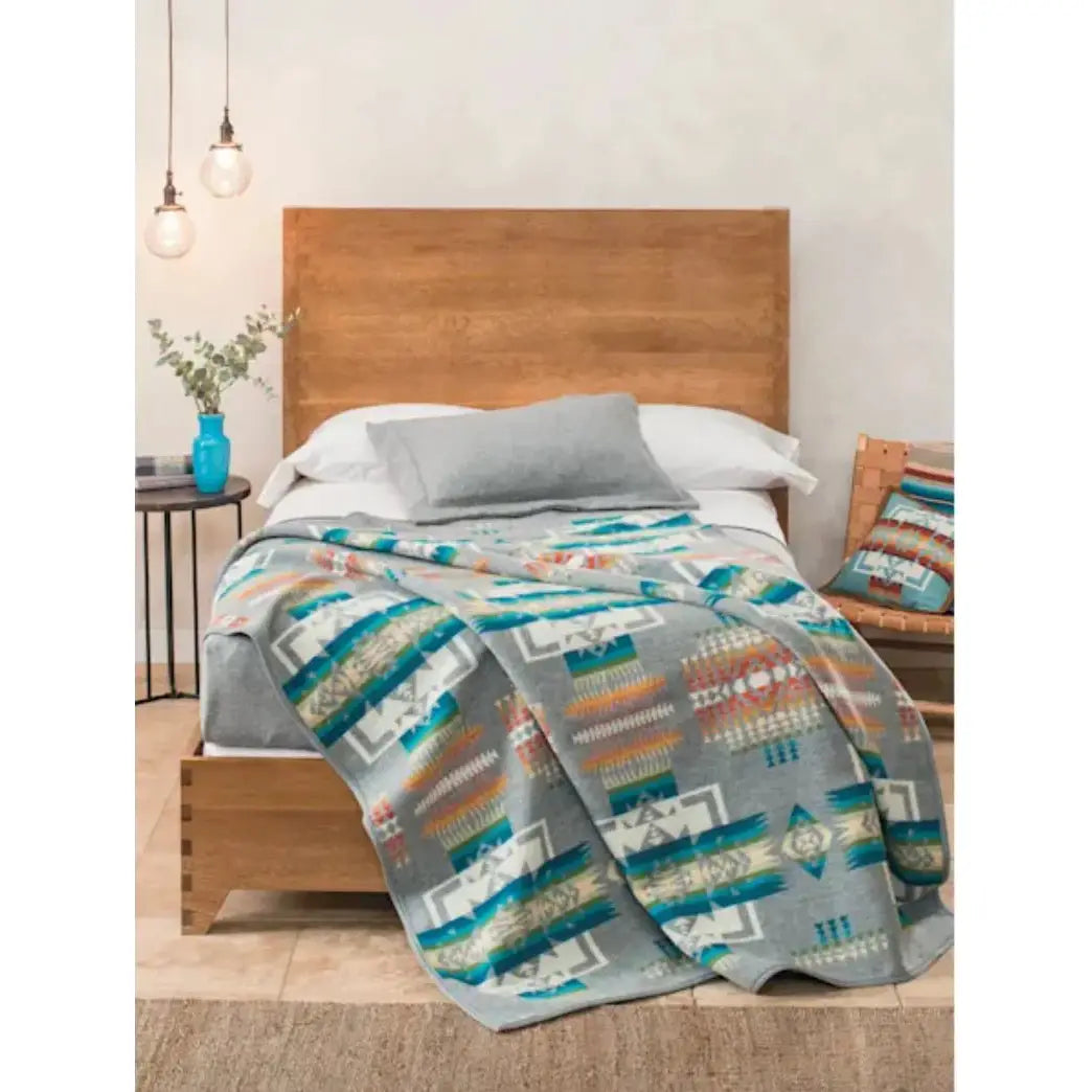 Pendleton Blanket Chief Joseph Grey Queen Size