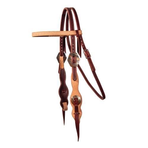 Professional's Choice Two Tone Tassel Quick Change Browband Headstall 5145RO - Professional's Choice