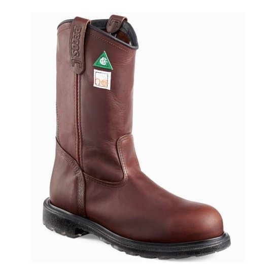 Red Wing Men's Work Boots 11" CSA Steel Toe Heavy Duty Pull-On