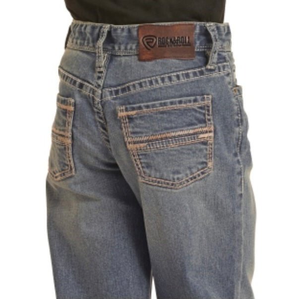 Rock & Roll Boy’s Regular Fit Stretch Bootcut Jean