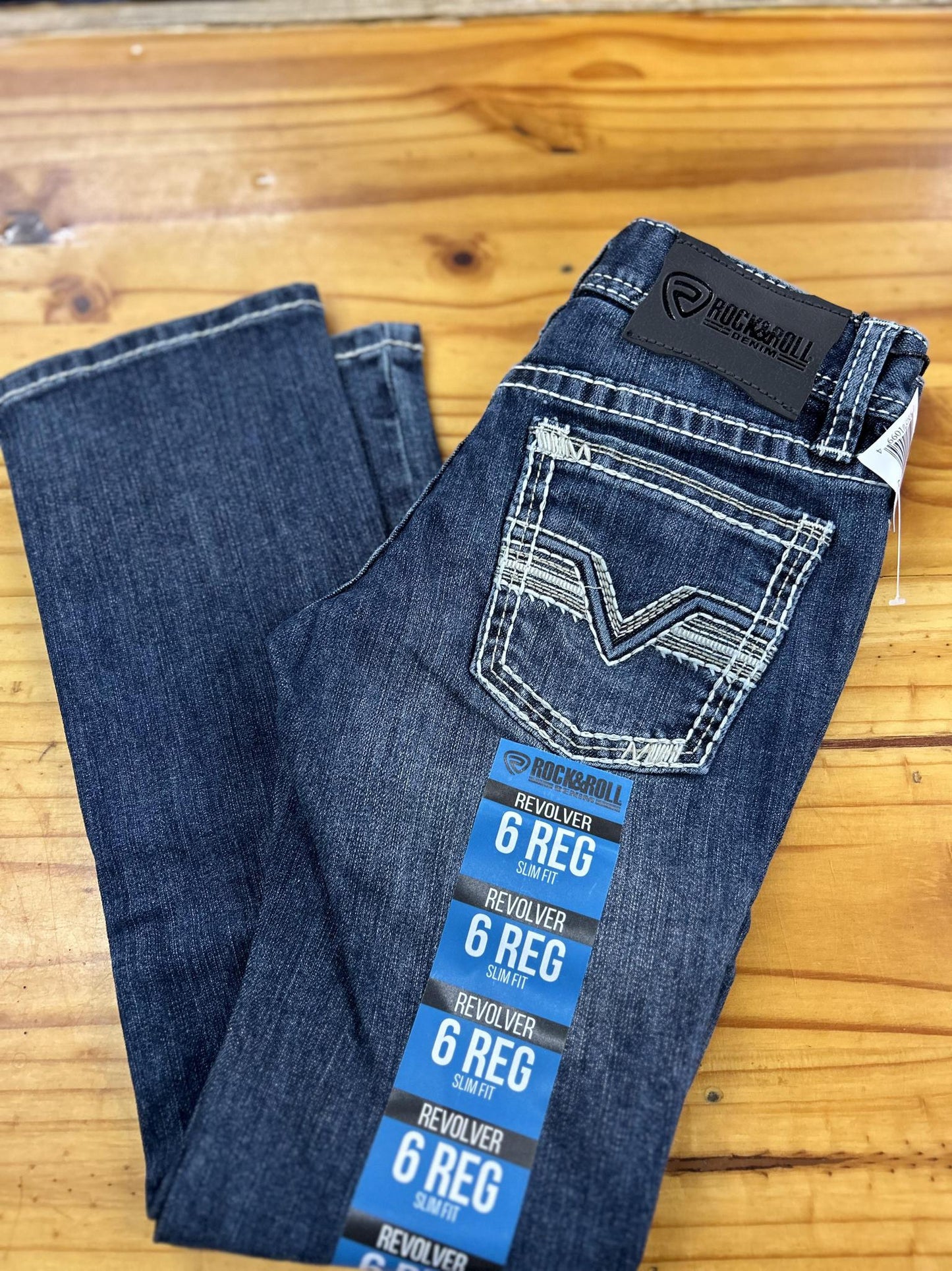 Rock & Roll Boy's Revolver Slim Fit Jean