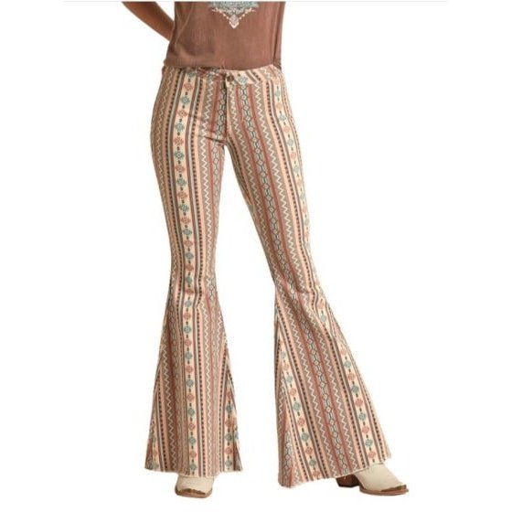 Rock & Roll Women's Jeans High Rise Extra Stretch Bell Bottom