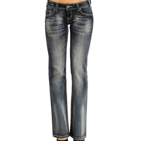 Rock & Roll Women’s Jeans Low Rise Boot Cut