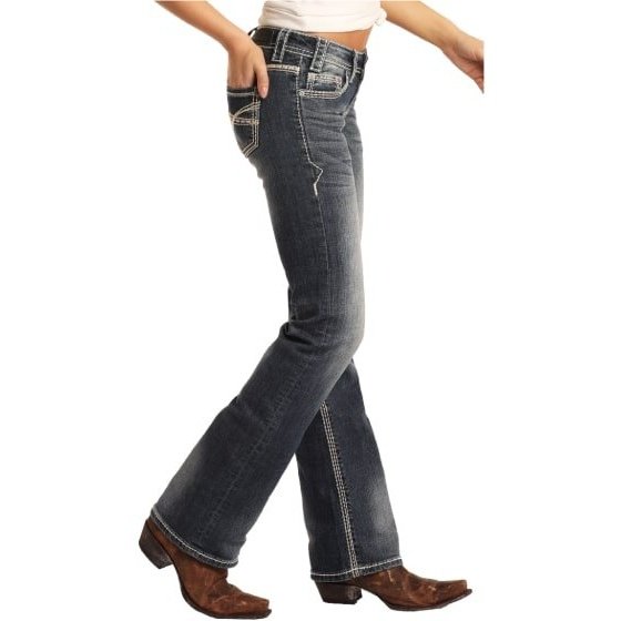 Rock & Roll Women’s Riding Jeans Mid-Rise Vintage
