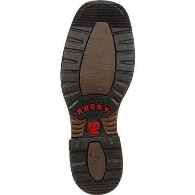 Rocky Men’s Cowboy Boot 11" Pull-On Square Toe