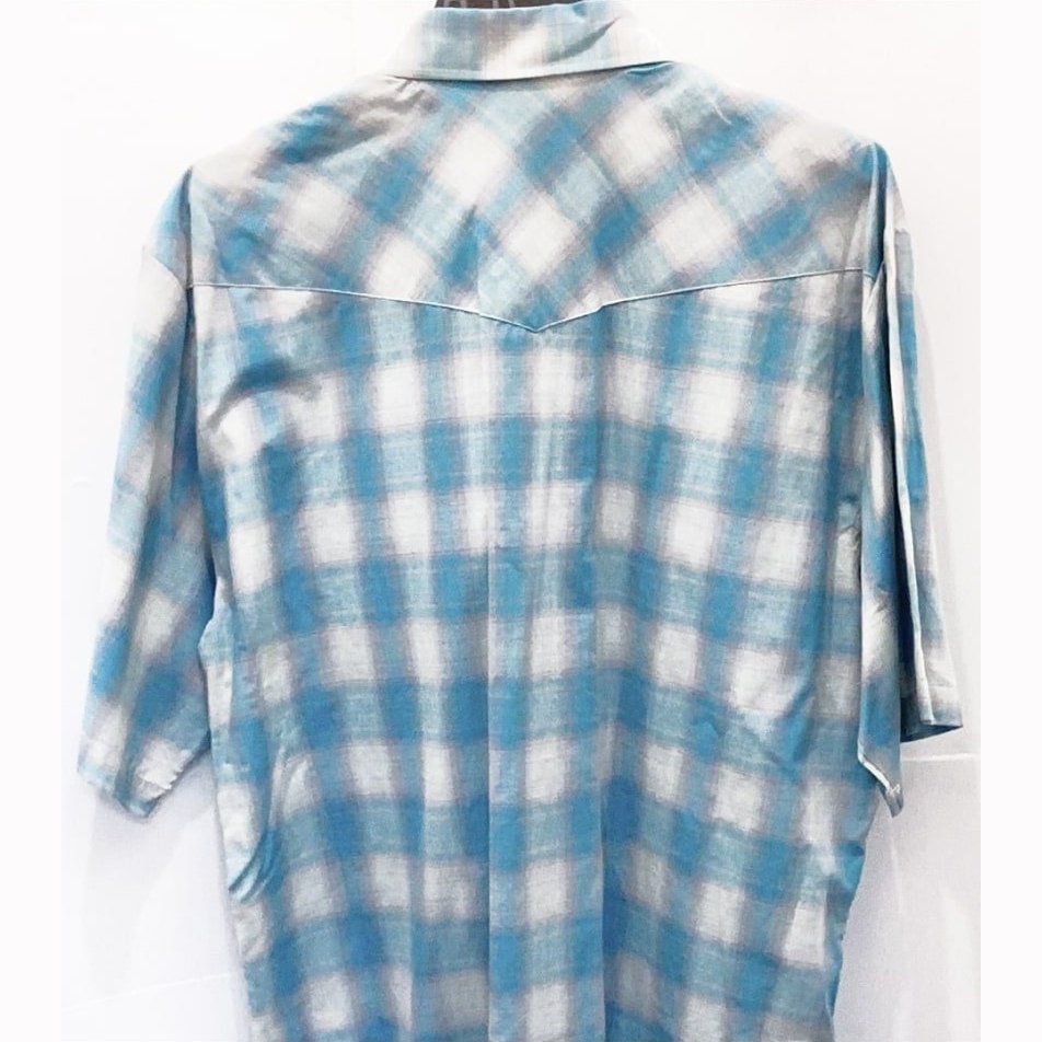 Roper Men’s Shirt Short Sleeve Snap Up Large Sizes