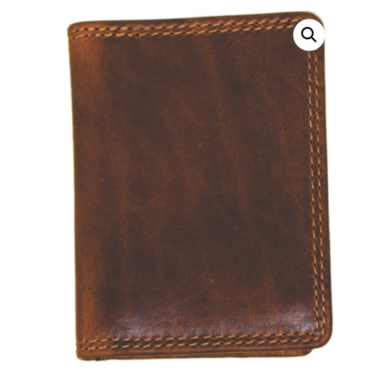 Rugged Earth Men’s Small Credit Card Wallet Brown 990017 - Rugged Earth