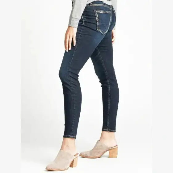 Silver Jeans Women's Avery High Rise Slim L94116SDG460