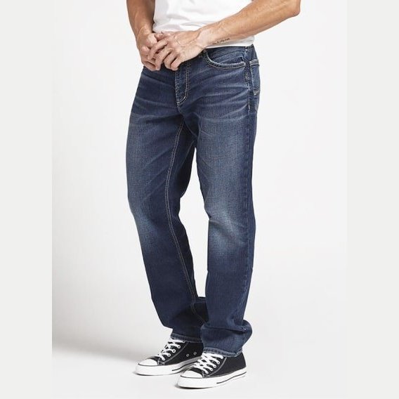 Silver Men’s Jeans Eddie Athletic Tapered Leg