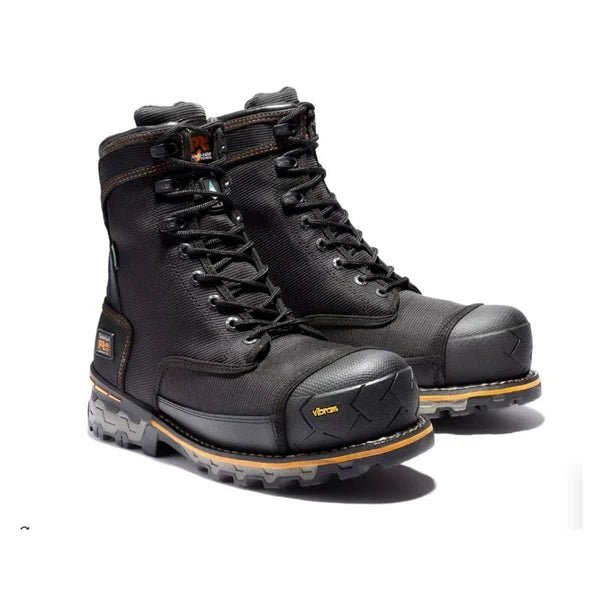 Timberland Pro Men’s Work Boot 8” Boondock Insulated WP Comp Toe Vibram Sole
