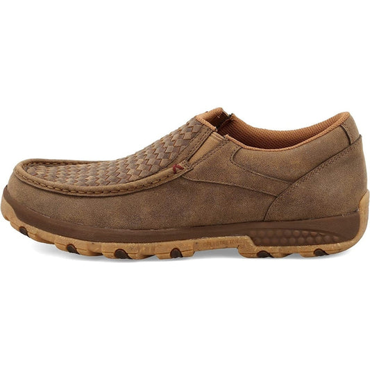 Twisted X Men’s Shoes Slip On Driving Chukka Moc MXC0018 - Twisted X
