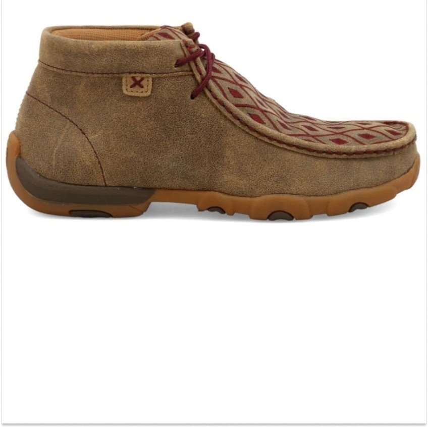 Twisted X Women’s Casual Shoes Driving Moc Bomber/Mahogany