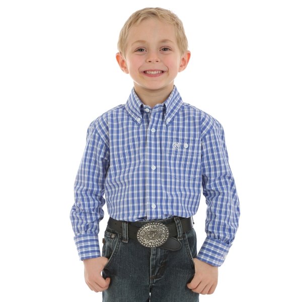 Wrangler Boy’s Button Down Shirt Long Sleeve