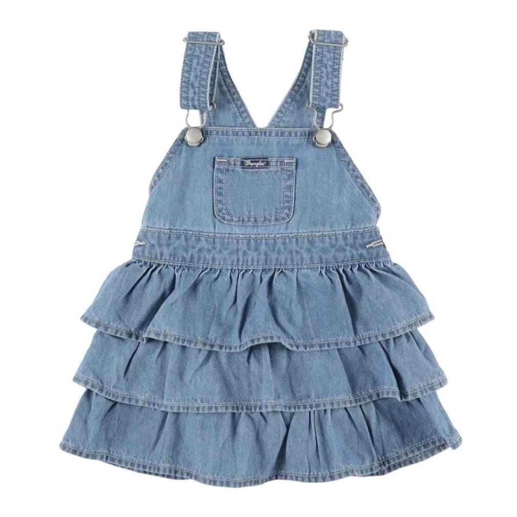 Wrangler Infant/Toddler Girl's Lightweight Denim Skirtall