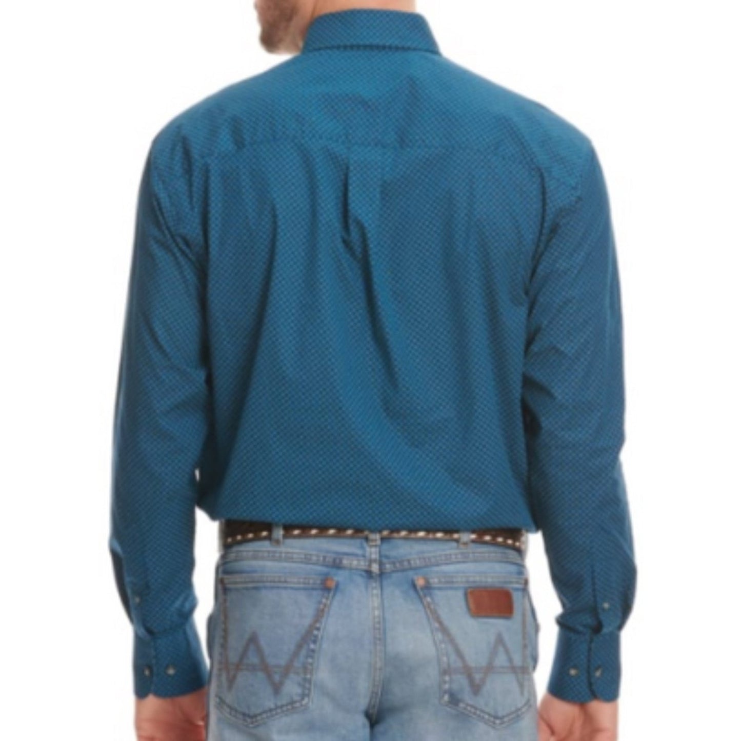 Wrangler Men’s George Straight Casual Relaxed Fit Button Down