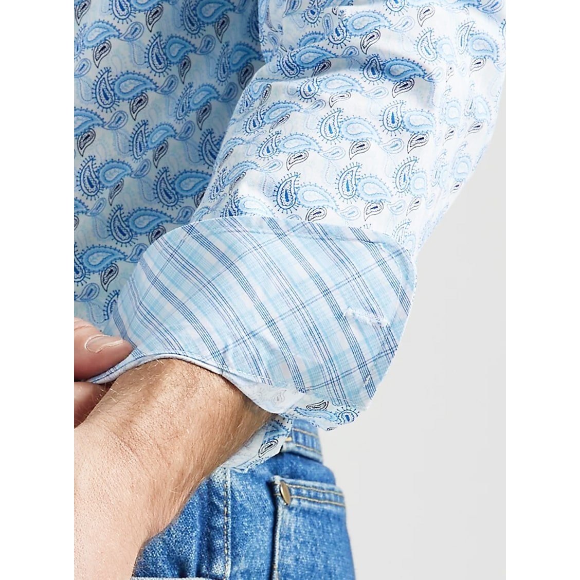 Wrangler Men’s George Straight Western Casual Long Sleeve -Clearance