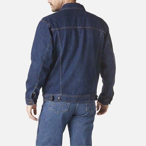 Wrangler Men’s Jean Jacket Rugged Wear Unlined