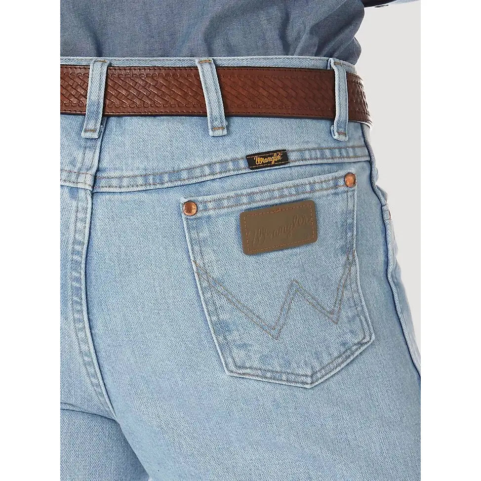 Wrangler Men’s Jeans Cowboy Cut Slim Fit Bleach Wash