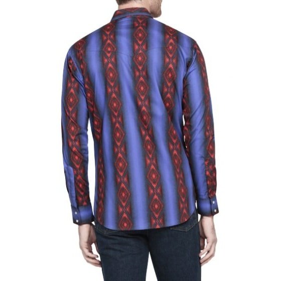 Wrangler Men’s Shirt Checotah Long Sleeve Snap