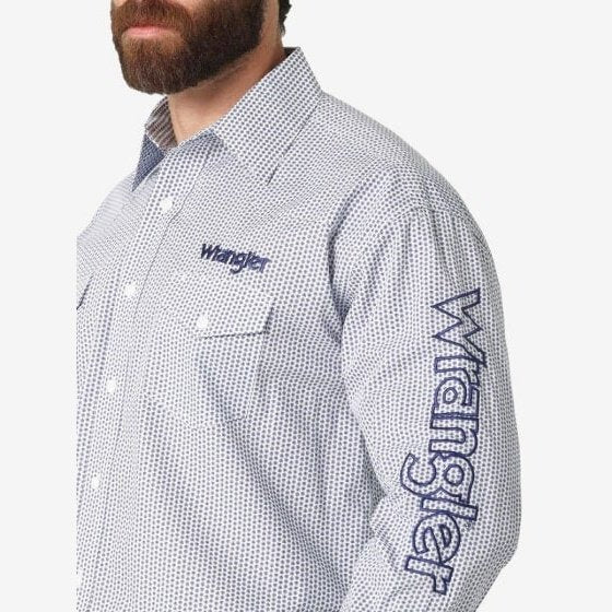 Wrangler Men's Shirt Classic Fit Long Sleeve - Clearance