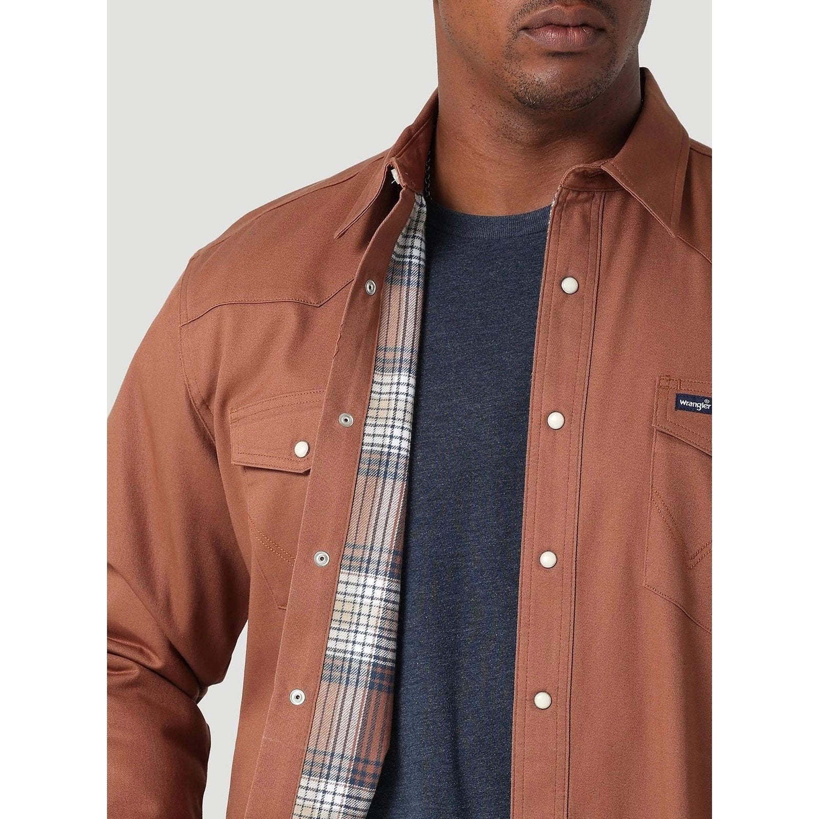 Wrangler Men’s Shirt Flannel Lined 112317153 - Wrangler