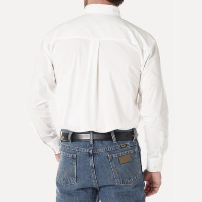 Wrangler Men's Shirt George Strait Long Sleeve Twill Button Down MGS268W - Wrangler