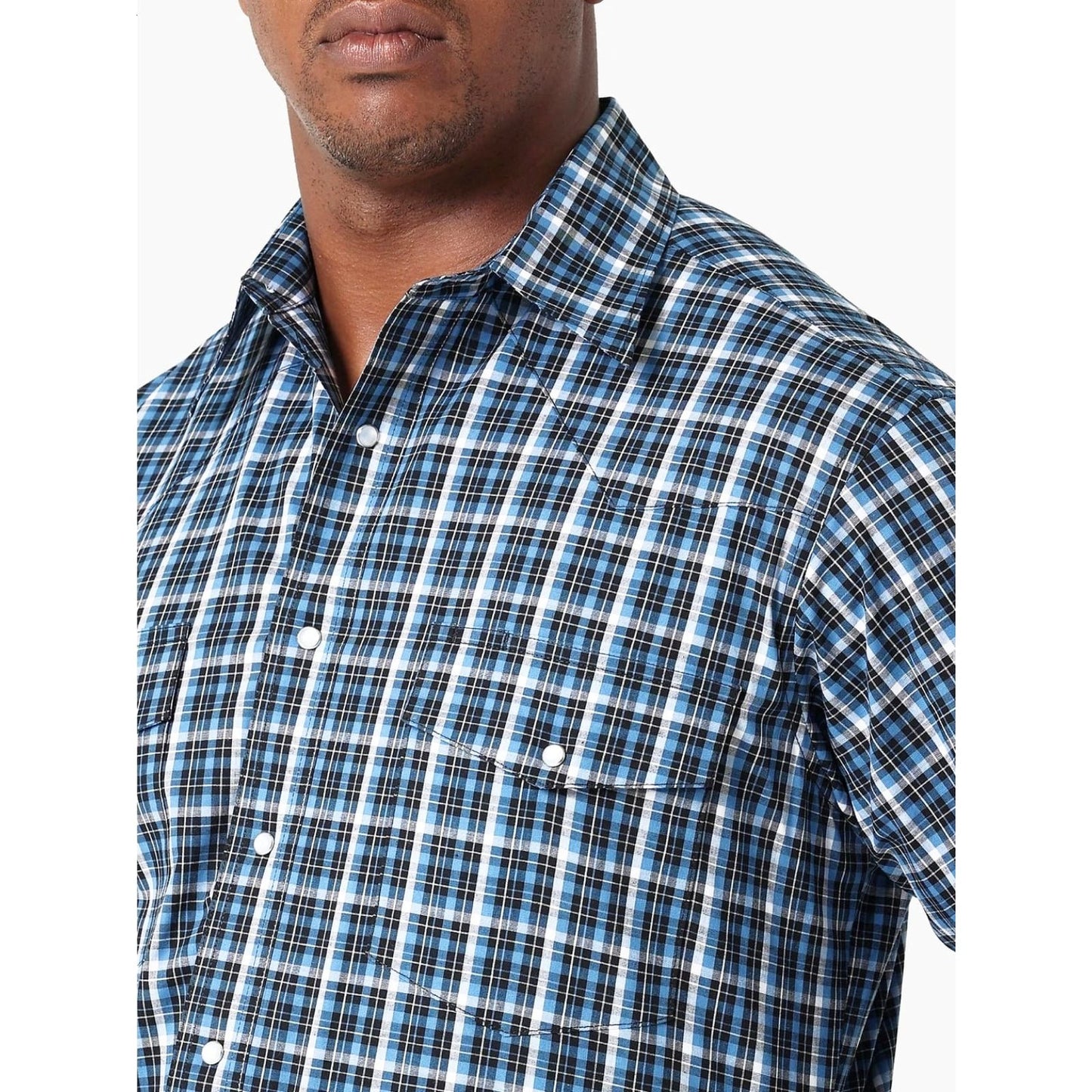 Wrangler Men's Shirt Relaxed Fit Long Sleeve Snaps - Clearance